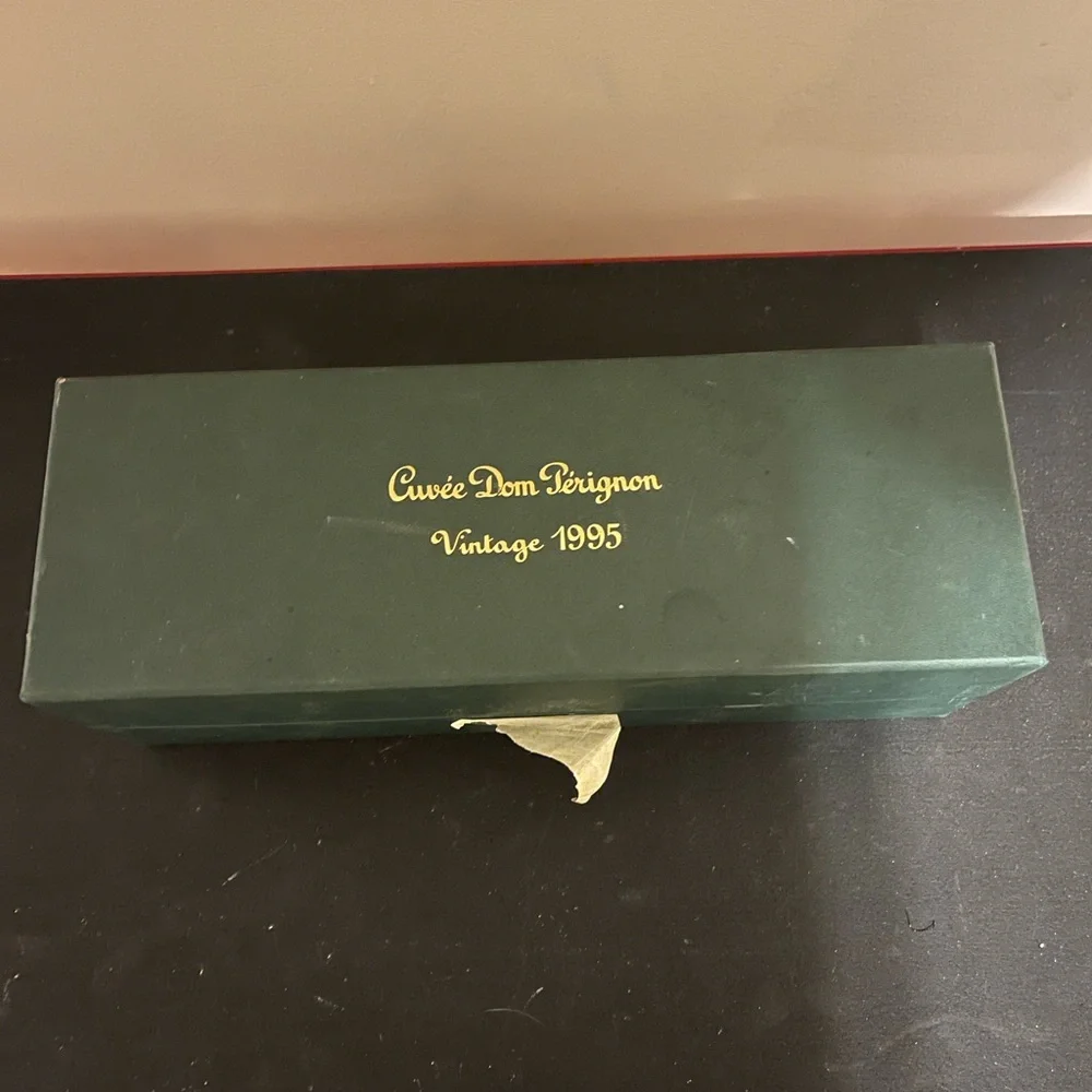 Cuvee Dom Perignon Vintage 1995 Empty Bottle With Box Champagne Moet Chandon